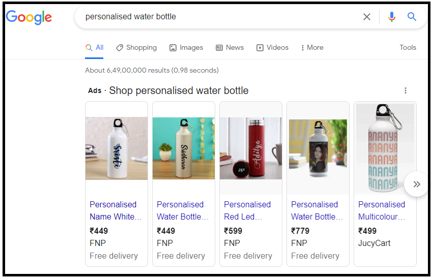  google shopping Ads 