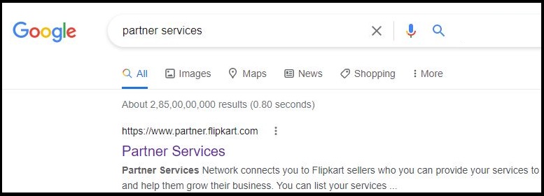 Flipkart Partner services Network